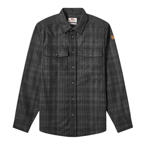 FJÄLLRÄVEN Ovik Re-Wool Long Sleeve Flannel